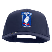 Licensed 173rd Airborne Brigade Combat Team Embroidered Solid Cotton Twill Pro Style Cap - Navy OSFM