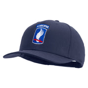 Licensed 173rd Airborne Brigade Combat Team Embroidered Solid Cotton Twill Pro Style Cap - Navy OSFM