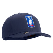 Licensed 173rd Airborne Brigade Combat Team Embroidered Solid Cotton Twill Pro Style Cap - Navy OSFM