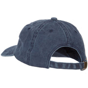 Kentucky with Map Outline Embroidered Washed Cotton Cap