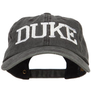 Duke Halloween Character Embroidered Dyed Unstructured Cap