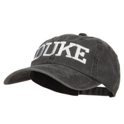 Duke Halloween Character Embroidered Dyed Unstructured Cap