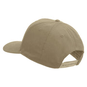 Licensed 173rd Airborne Brigade Combat Team Embroidered Solid Cotton Twill Pro Style Cap - Khaki OSFM