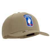 Licensed 173rd Airborne Brigade Combat Team Embroidered Solid Cotton Twill Pro Style Cap - Khaki OSFM