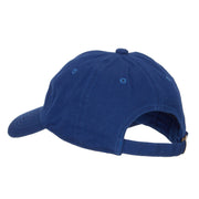 Chess Knight Symbol Embroidered Unstructured Washed Cap