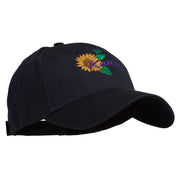 USA State Kansas Sunflower Embroidered Low Profile Cap