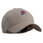 Realistic Saffron Embroidered Low Profile Structured Cap - Khaki OSFM