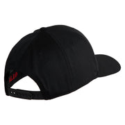 US Marine Corps Emblem Embroidered Solid Cotton Twill Pro Style Cap - Black OSFM