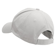 Realistic Saffron Embroidered Low Profile Structured Cap - White OSFM