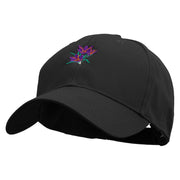 Realistic Saffron Embroidered Low Profile Structured Cap - Black OSFM
