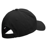 Realistic Saffron Embroidered Low Profile Structured Cap - Black OSFM