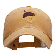 Acorn Embroidered Pigment Dyed Wash Cap