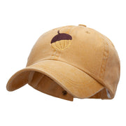 Acorn Embroidered Pigment Dyed Wash Cap