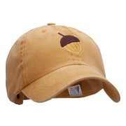 Acorn Embroidered Pigment Dyed Wash Cap