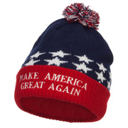 Make America Great Again Embroidered USA Beanie