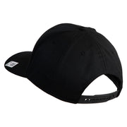 US Marine Corps Veteran Emblem Embroidered Solid Cotton Twill Pro Style Cap - Black OSFM