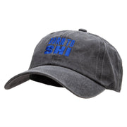 Born To Ski Embroidered Unstructured Cotton Cap