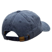 Born To Ski Embroidered Unstructured Cotton Cap