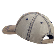 Licensed 173rd Airborne Brigade Combat Team Embroidered Low Profile Special Cotton Mesh Cap - Khaki OSFM