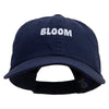 Bloom Embroidered Low Profile Dyed Cotton Twill Cap - Navy OSFM