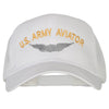 US Army Aviator Embroidered Solid Cotton Mesh Pro Cap