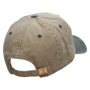 Green Arrow Archery Embroidered Pigment Dyed Wash Caps