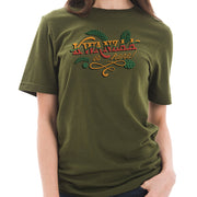 Kwanzaa is Here Graphic Design Ring Spun Combed Cotton Short Sleeve Deluxe Jersey T-Shirt