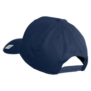 US Marine Corps Design Embroidered Solid Cotton Twill Pro Style Cap - Navy OSFM