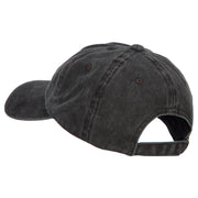 Killer Whale Embroidered Washed Cotton Cap