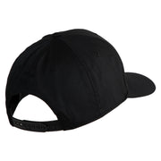 US Marine Corps Design Embroidered Solid Cotton Twill Pro Style Cap - Black OSFM