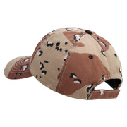 Licensed Golden US Army Embroidered Enzyme Washed Camo Cap - Desert OSFM