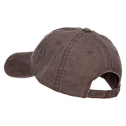 Killer Whale Embroidered Washed Cotton Cap