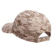 Licensed Golden US Army Embroidered Enzyme Washed Camo Cap - Desert-Digital OSFM