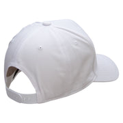 Grim Reaper Logo Embroidered Six Panels Pro Style Cap - White OSFM