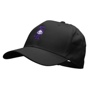 Grim Reaper Logo Embroidered Six Panels Pro Style Cap - Black OSFM