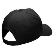 Grim Reaper Logo Embroidered Six Panels Pro Style Cap - Black OSFM