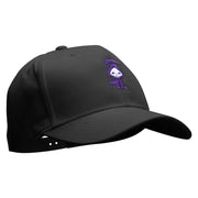 Grim Reaper Logo Embroidered Six Panels Pro Style Cap - Black OSFM