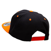 Basketball World Embroidered Wool Blend Classic Snapback