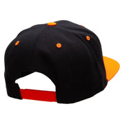 Basketball World Embroidered Wool Blend Classic Snapback