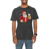 Santa Brew Graphic Design Vintage Crewneck Tee