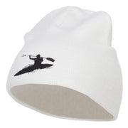 Kayak Sports Embroidered Short Beanie