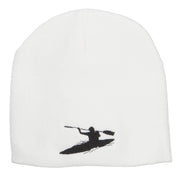 Kayak Sports Embroidered Short Beanie