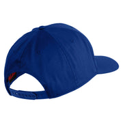 USMC Semper Fi Embroidered Solid Cotton Twill Pro Style Cap - Royal OSFM