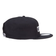 College Embroidered Cotton Snapback Cap