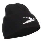 Kayak Sports Embroidered Short Beanie