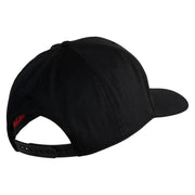 USMC Semper Fi Embroidered Solid Cotton Twill Pro Style Cap - Black OSFM