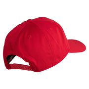 USMC Semper Fi Embroidered Solid Cotton Twill Pro Style Cap - Red OSFM