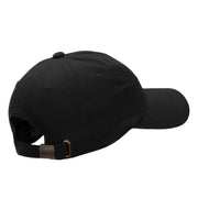 Cute Dachshund Outline Embroidered Cotton Twill Cap