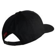 US Marine Corps Semper Fi Embroidered Solid Cotton Twill Pro Style Cap - Black OSFM