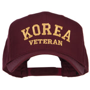 Korea Veteran Letters Embroidered Twill Cap